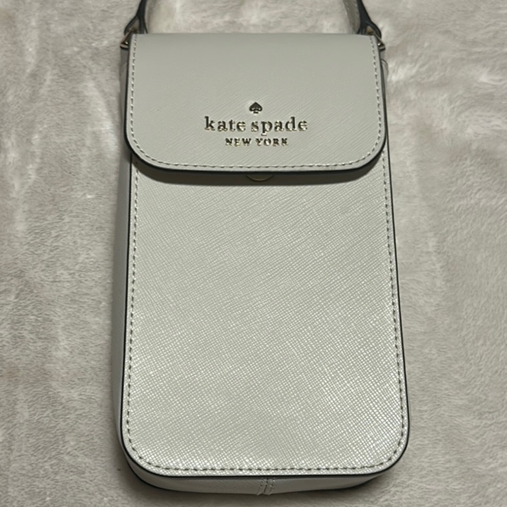 Kate Spade Staci North White Crossbody Bag NEVER USED